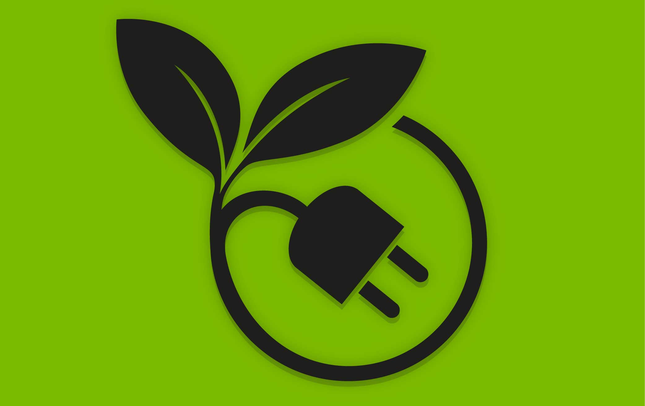 Icono de electricidad segura 