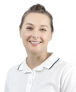 Dental hygienist Monika Riedl