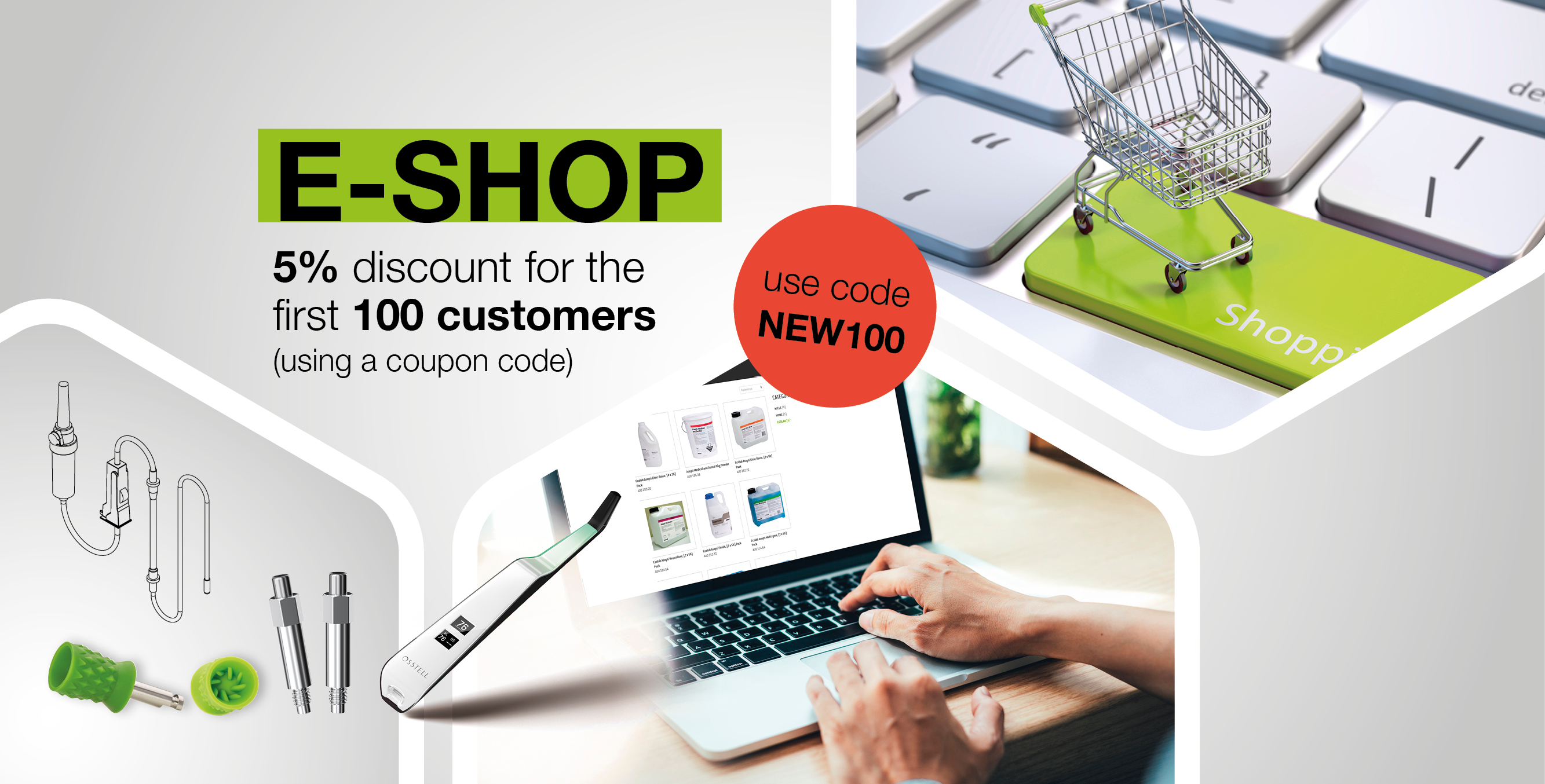 E-shop 10 percent off