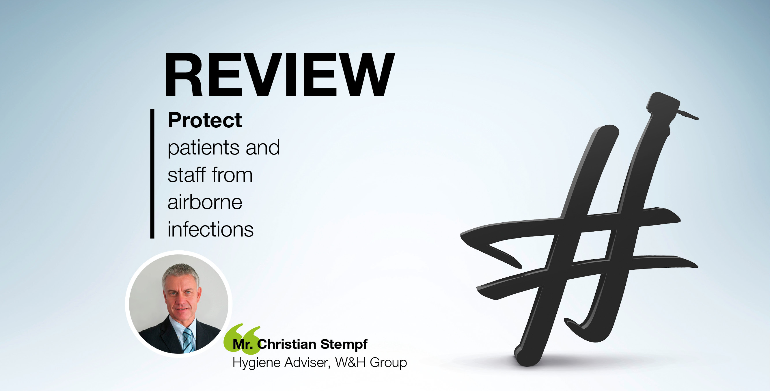 Protect patients and staff from airborne infections