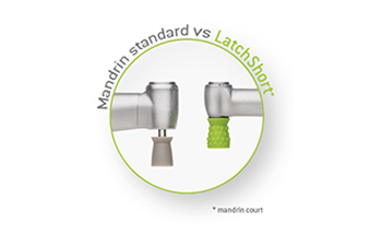Le nouveau système de polissage LatchShort à mandrin court comparé au système à mandrin standard