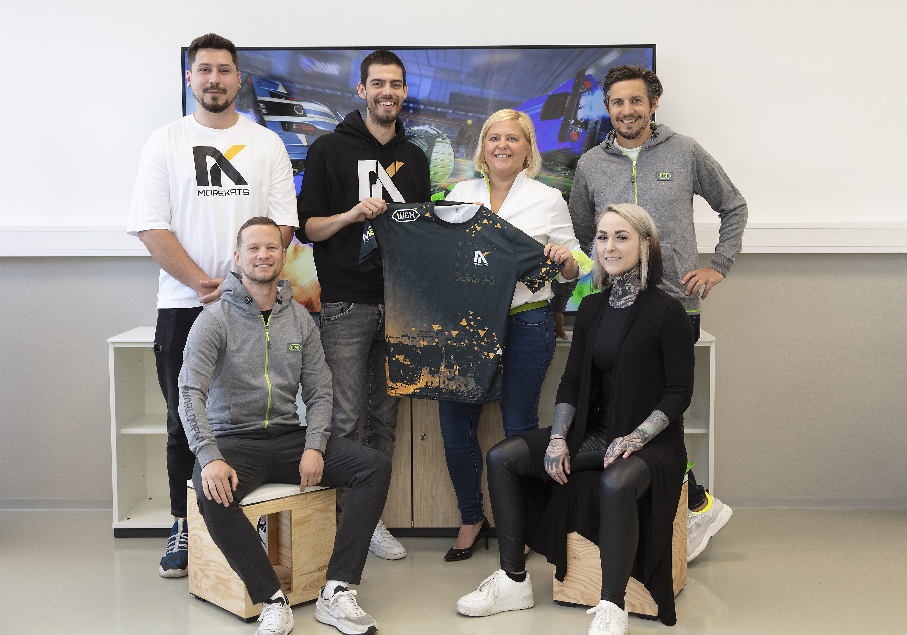 Das Team von Morekats und W&H Das Team von Morekats und W&H