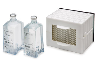 aceite de lubricación, la solución limpiadora y el filtro HEPA.
