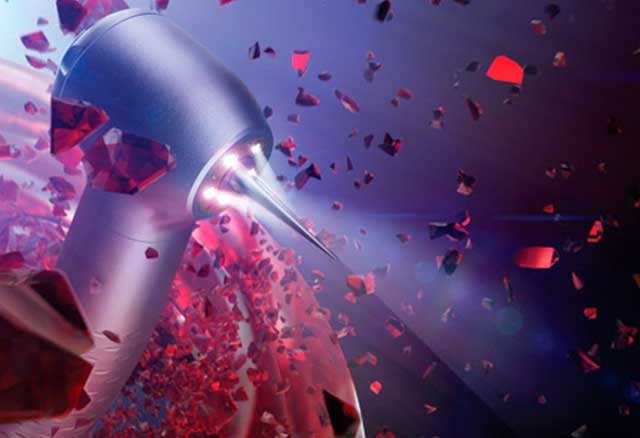 Turbine mit Ring LED 