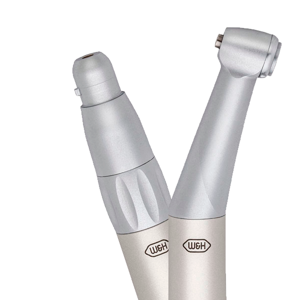 Pieza de mano HE-43 T de W&H con contra-ángulo WE-57 T de W&H