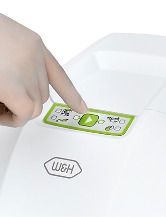 Assistina 3 x 3 start button