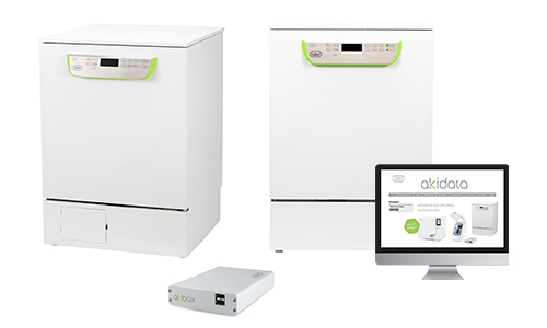 Laveurs désinfecteurs Teon et Teon+ avec Akibox et connexion Akidata