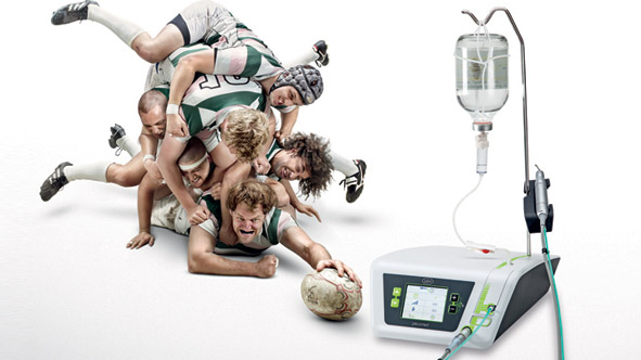 Piezomed surgical unit