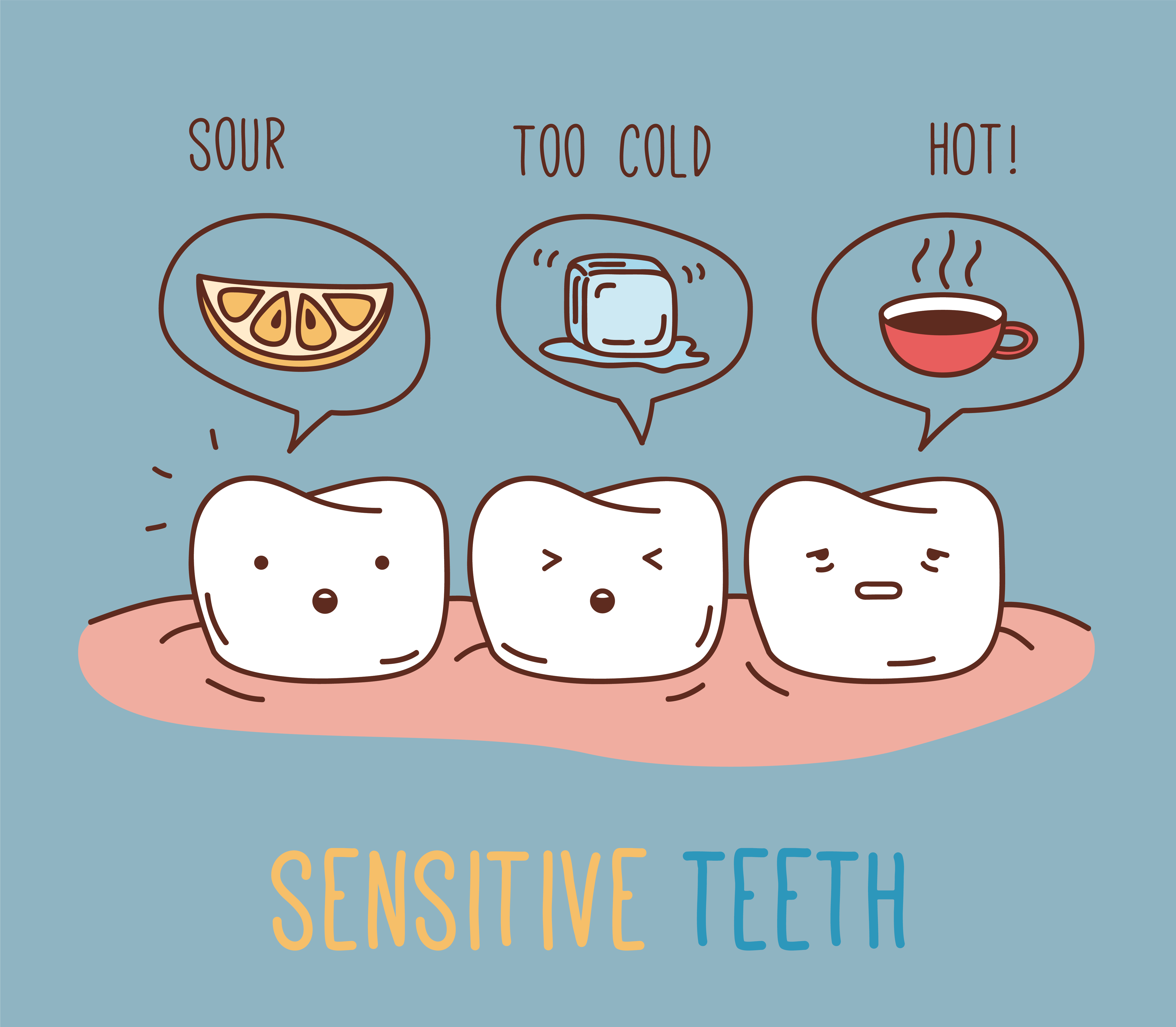 Sensitive tooth cervix following periodontal therapy...