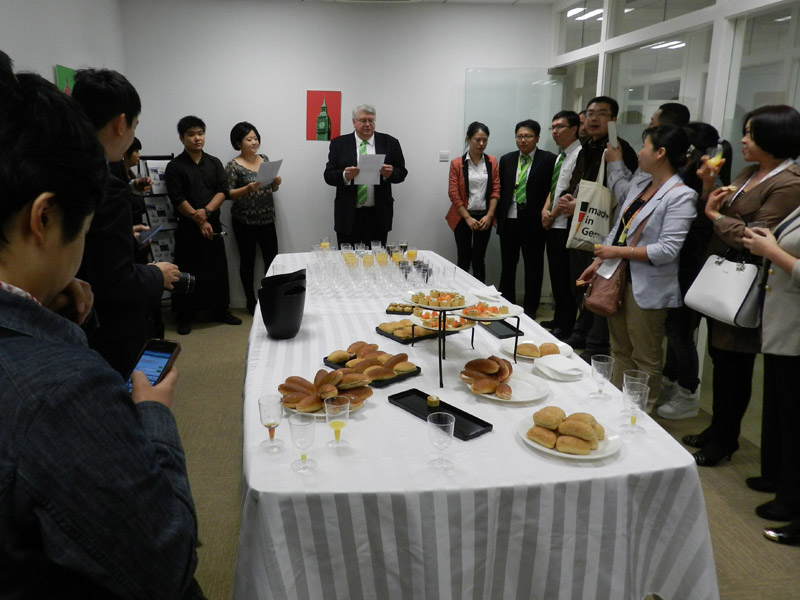 Guests including dealers, manufacturers and media.
