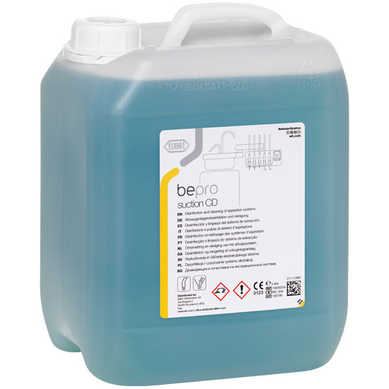 BePro Suction CD Dental Aspiratör Temizleyici dolum kabı BePro Suction CD Dental Aspiratör Temizleyici dolum kabı