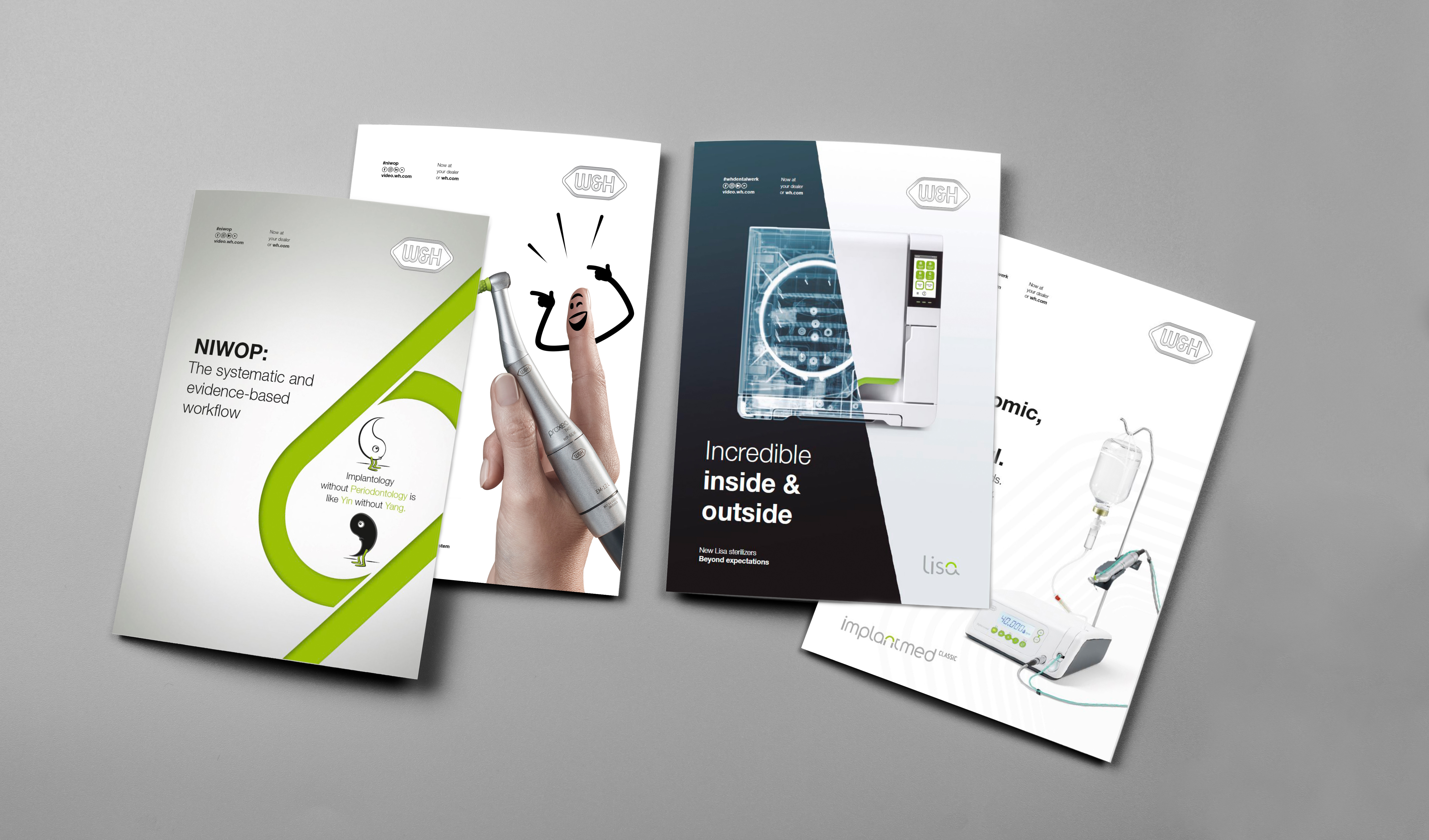 W&H Corporate Design Beispiele
