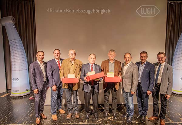 45 Jahre im Betrieb tätig! 