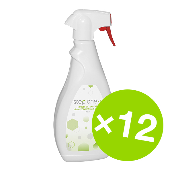 Step One-S carton de 12 flacons pulvérisateurs de 750 ml