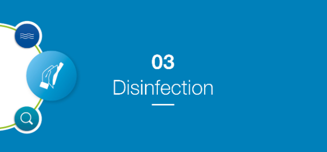 AIMS étape 3La désinfection