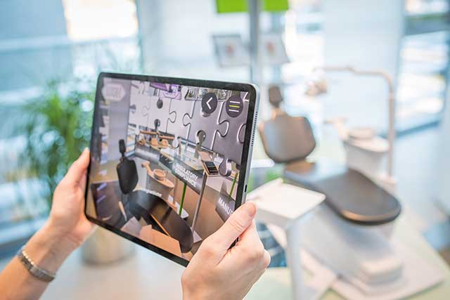 Immerse yourself into the W&H AR world of experience.