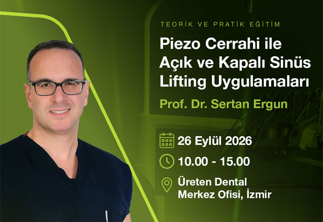 Kurs: Piezo Cerrahi ile Açık ve Kapalı Sinüs Lifting Uygulamaları