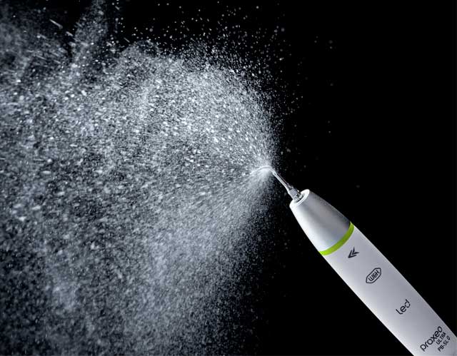 Handpieces and tips are perfectly coordinated and promote efficient working.