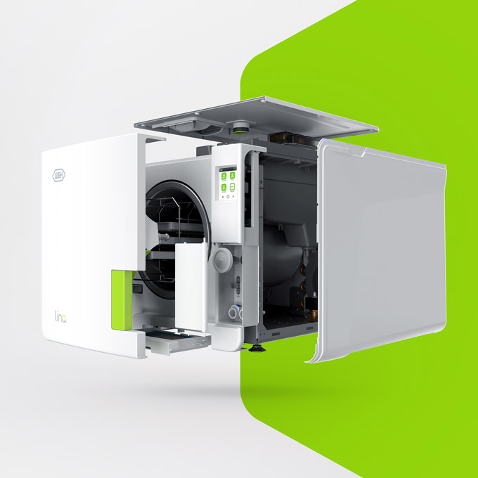 New ideas for a safe future: The new Lina supports an efficient and safe sterilization workflow.