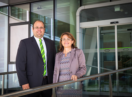 Markus Fegg, Daniela Malata (Human Ressources)