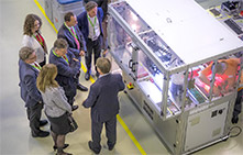 factory tour, efficient production processes.