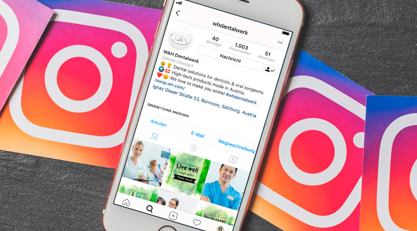 Instagram channel W&H