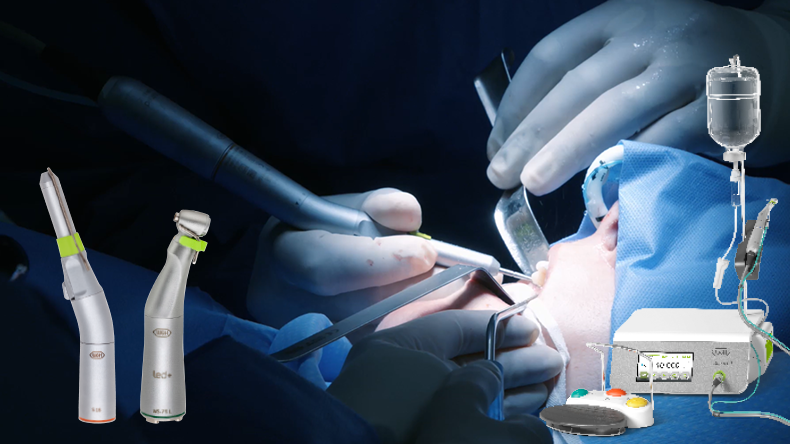 Implantmed Plus with surgical handpieces