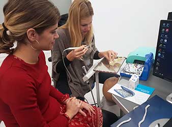 Implantate in künstlichen Knochen implantierten