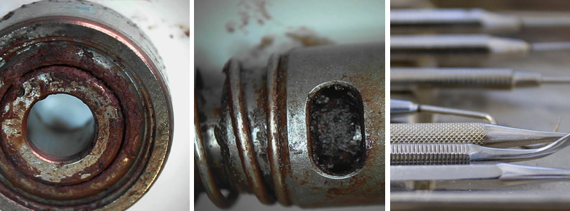 Instruments souillés