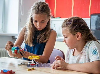 Tüfteln mit Elektrobaukasten