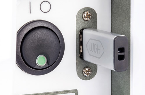 Integrated USB port.