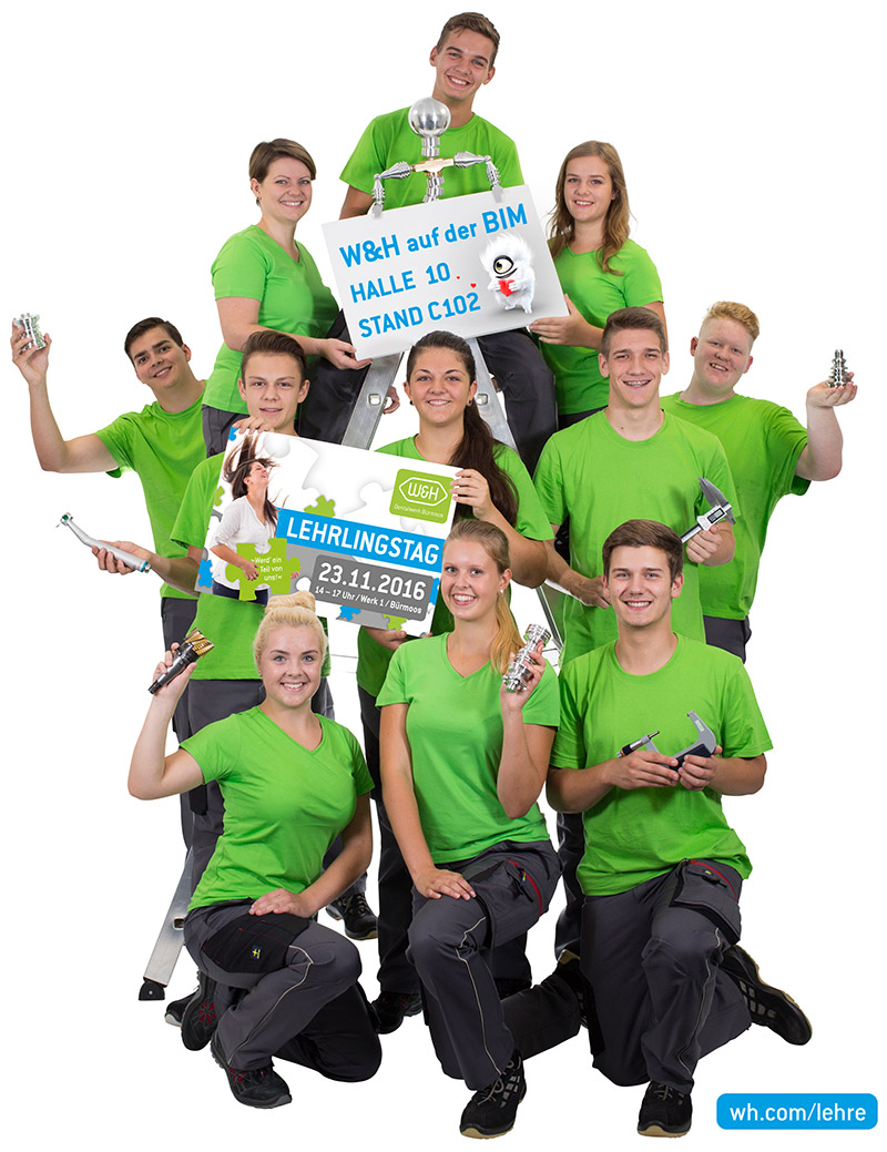 W&H Lehrlinge auf der BIM