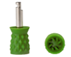 Колпачки Prophy жесткие/темно-зеленого цвета