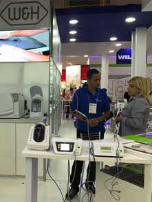 booths of our partners Wilcos do Brasil and Dental Cremer 