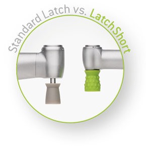 El nuevo Sistema de Pulido Proxeo TWIST LatchShort en comparación con el sistema Latch estándar