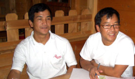 Ngawang Passang and Kaji Sherpa