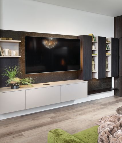 Wohnzimmer TV-Lösung