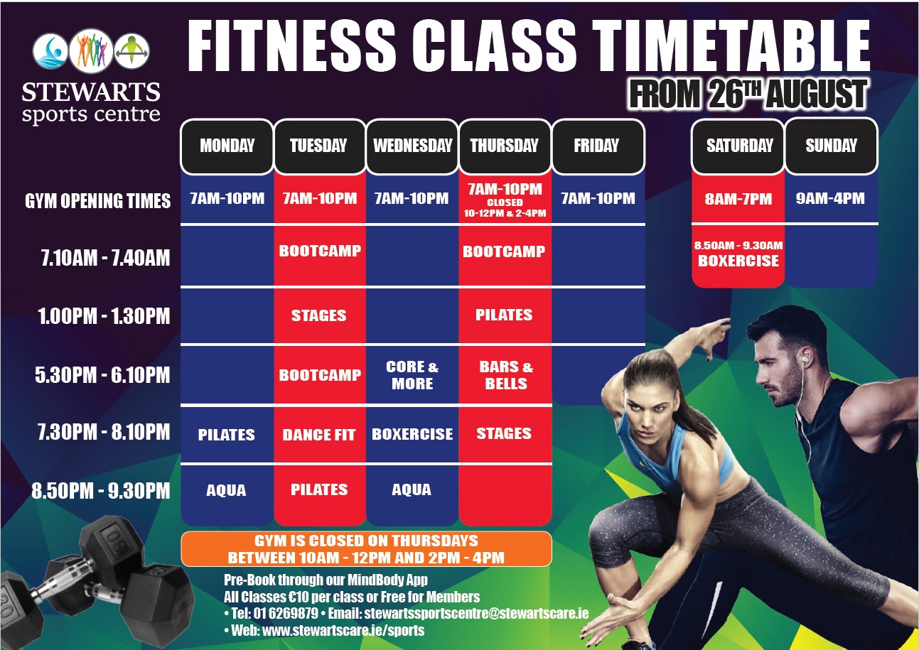 Class Timetables Stewarts Care