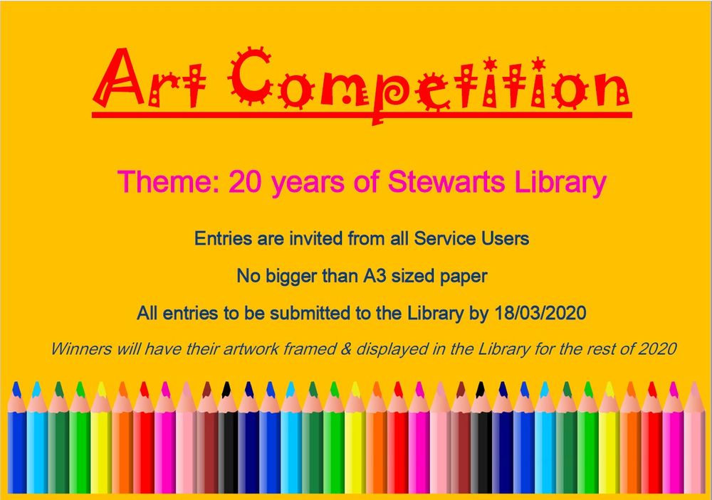 Library Art Competition | Stewarts Care