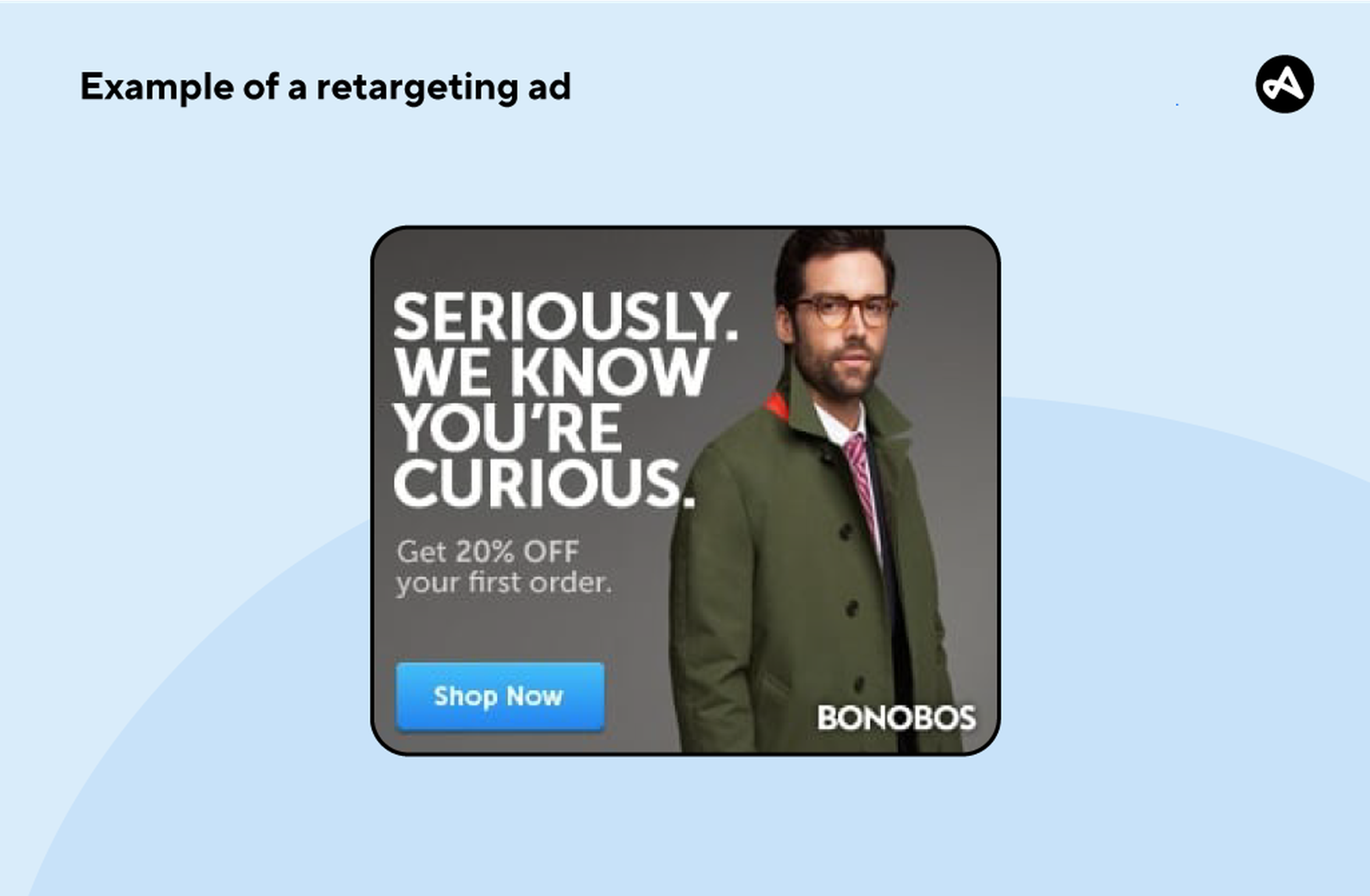 Example of a retargeting ad