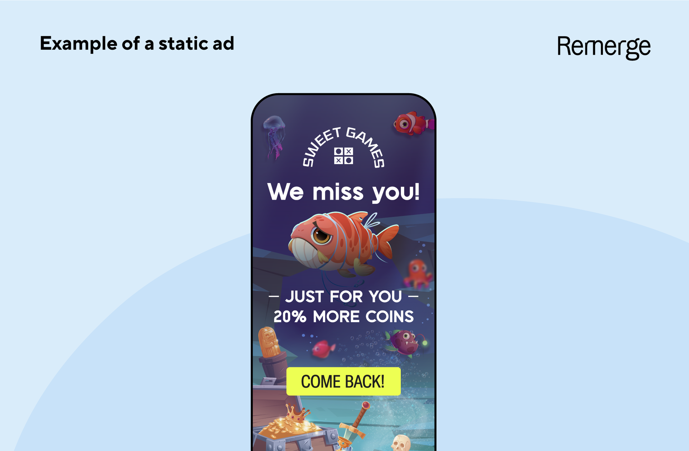 Example of a static ad