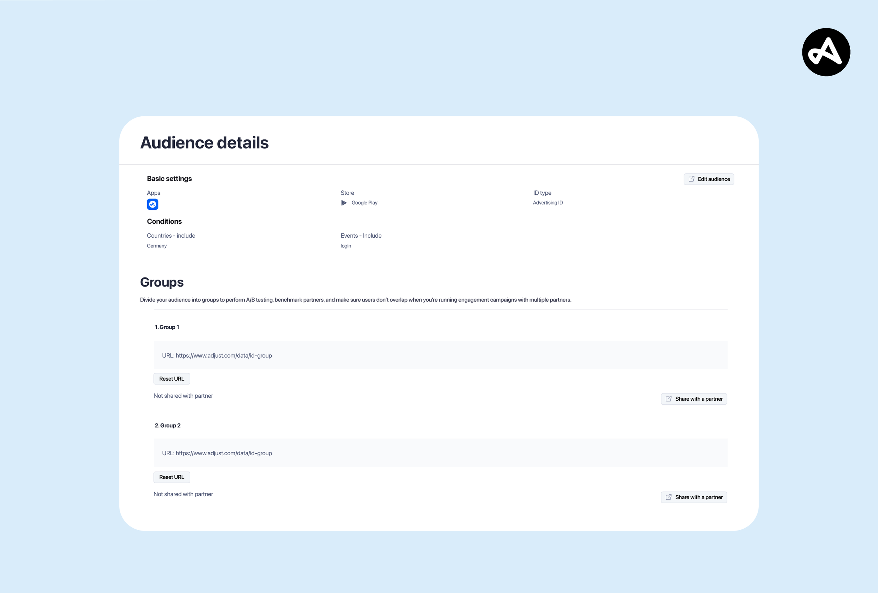 audience segementation adjust