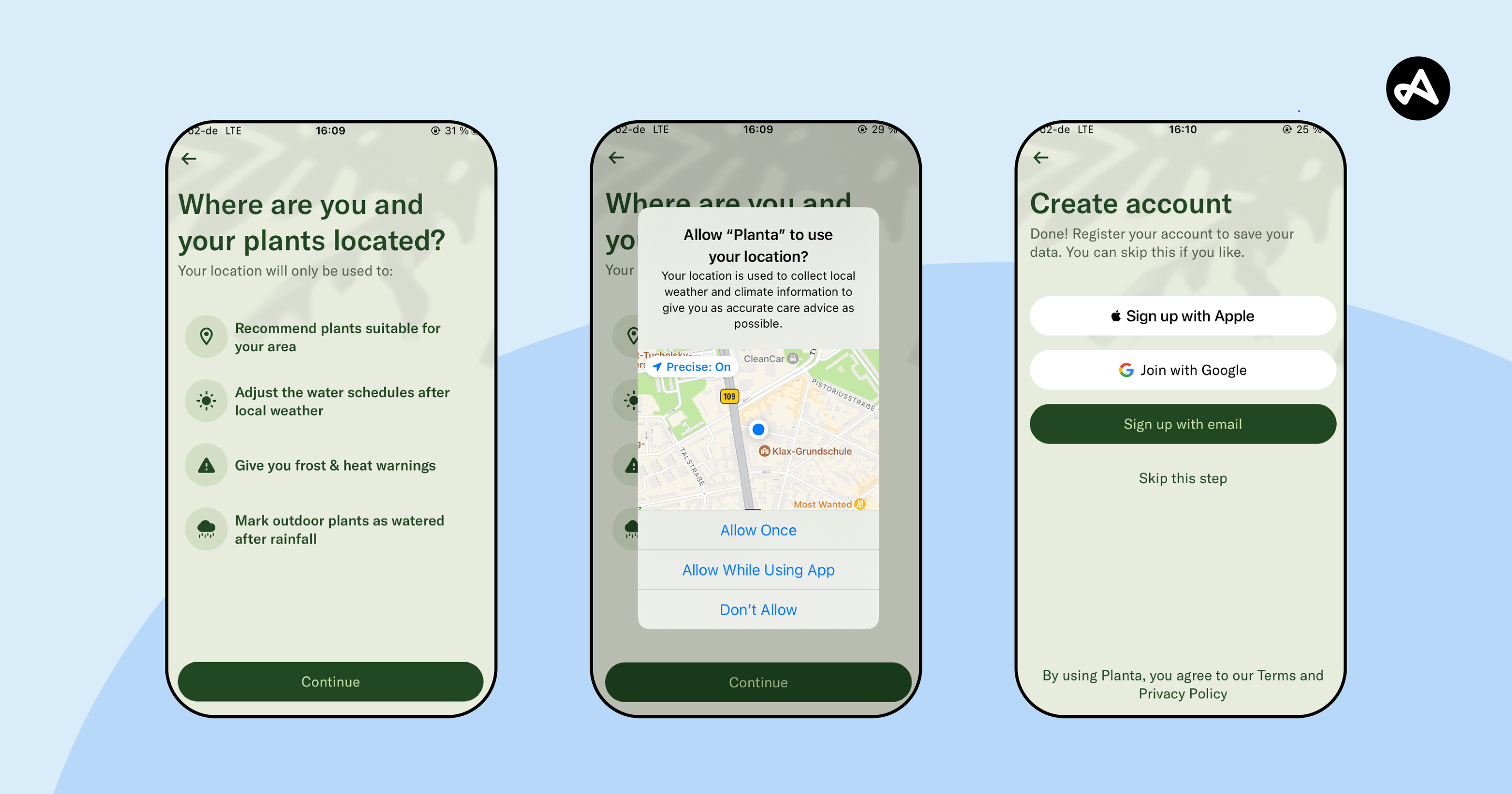 App onboarding example 2