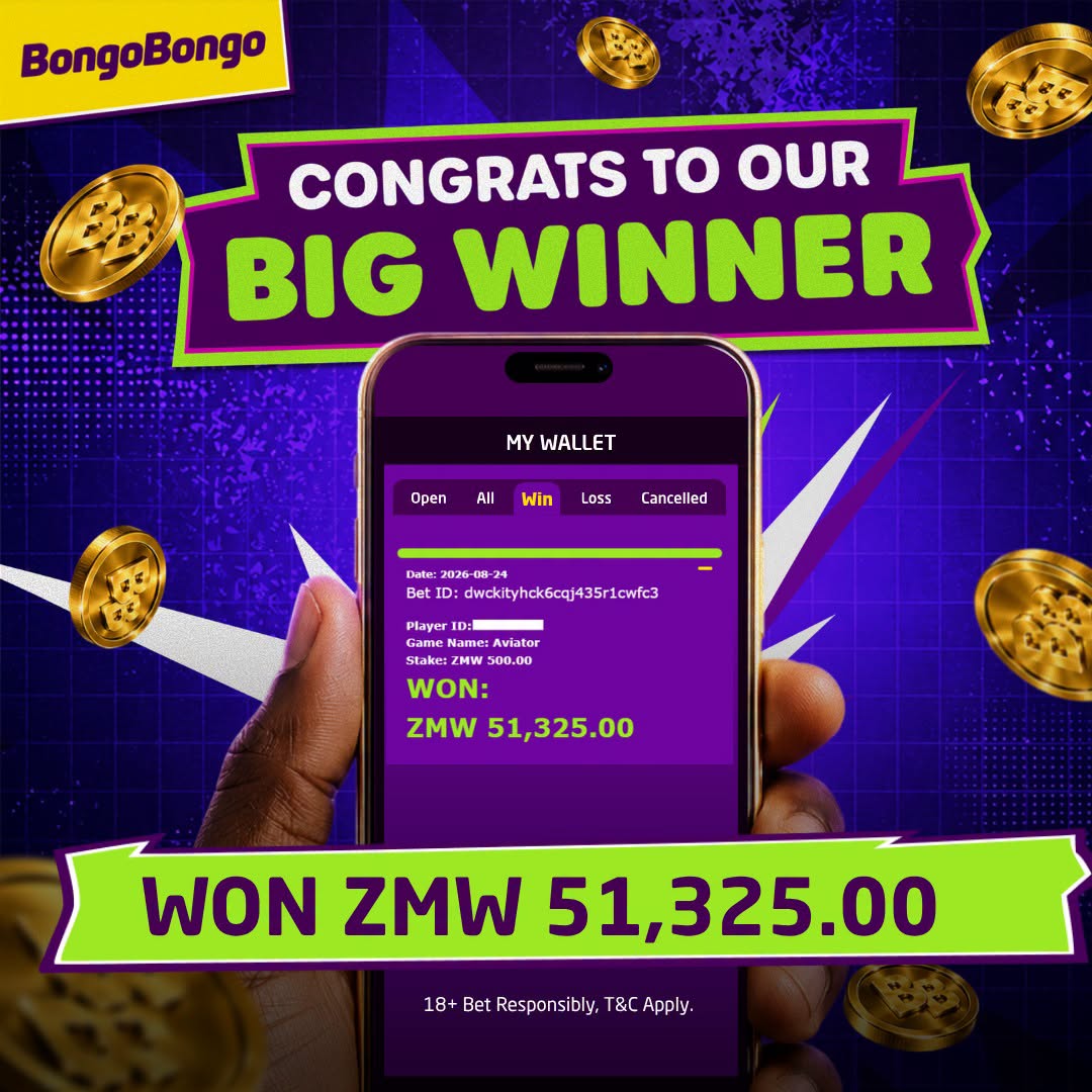 Big Winner BongoBongo Zambia 2026-08-24