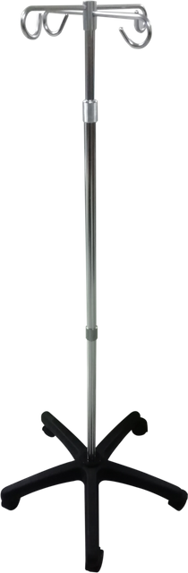GT-9403D-4H-KD Four Hook IV Pole / Infusion Stand | Gentry