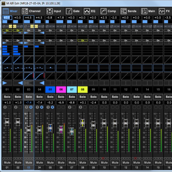 Die M AIR MIX Software