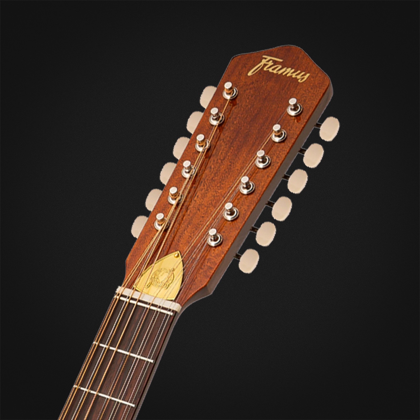 Kopfplatte der Framus Vintage Hootenanny 12 TS