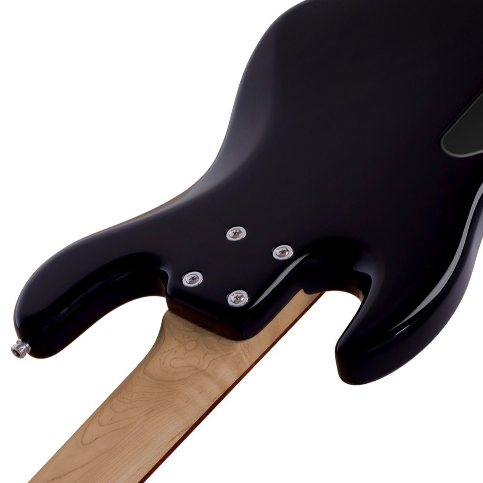Bolt-on maple neck, Sadowsky MetroExpress 21 Vintage JJ 5 Fretless-with-lines Black, fretless five-string bass guitar