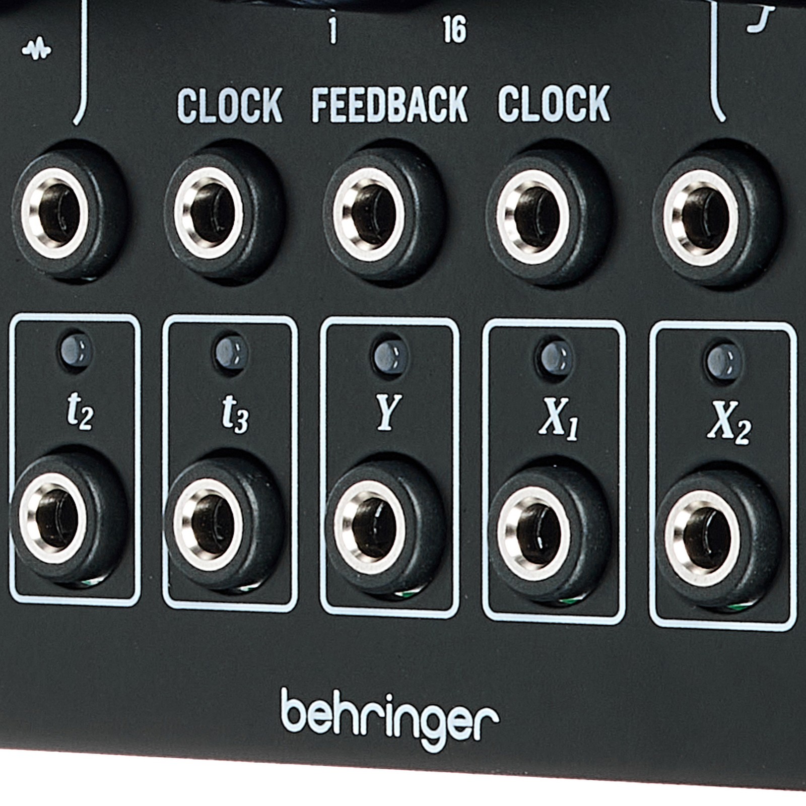 Buchsen des Behringer Chaos Eurorack-Moduls