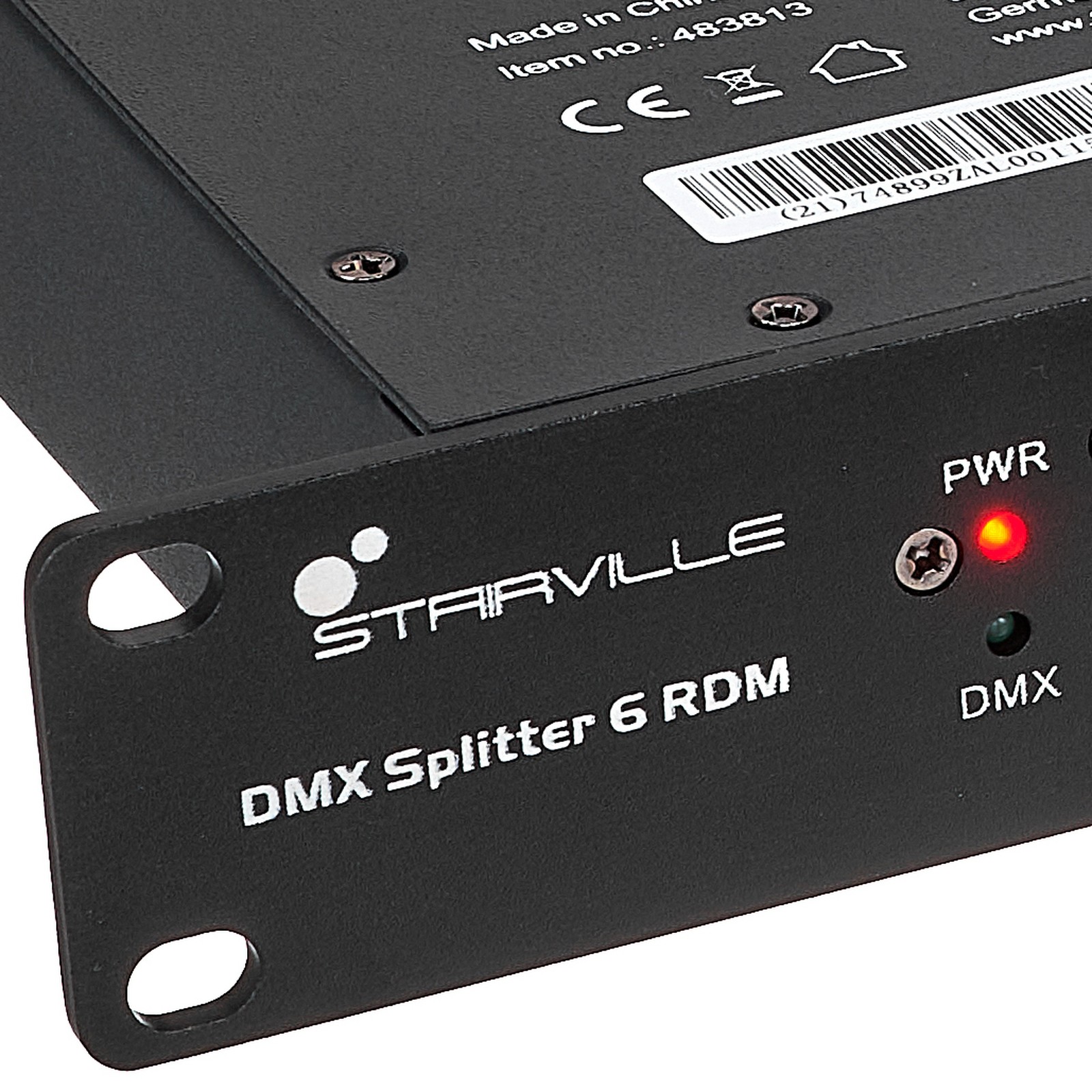 Frontseite des Stairville DMX Splitter 8 USB 3 pin